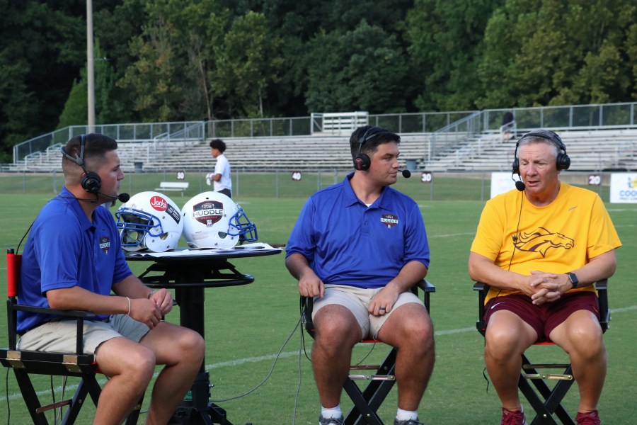 The huddle pregame: West Morgan at Madison Academy