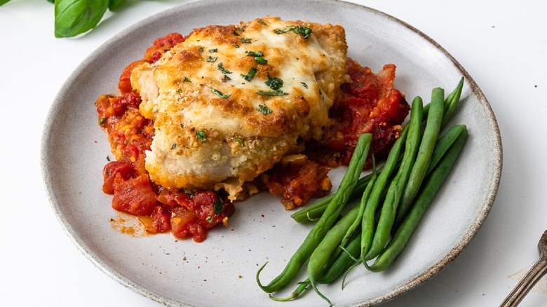 Crispy and Saucy Chicken Parmesan recipe