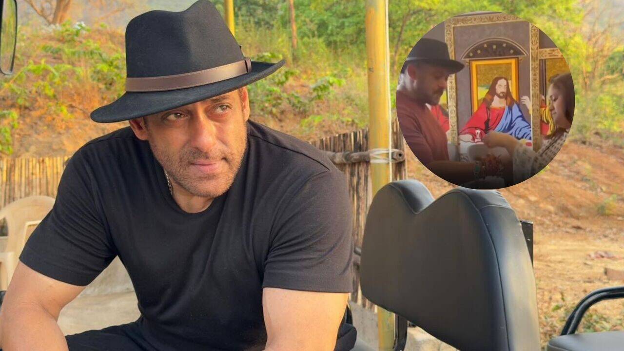 Salman Khan's Raksha Bandhan celebration in front of Jesus mural goes ...