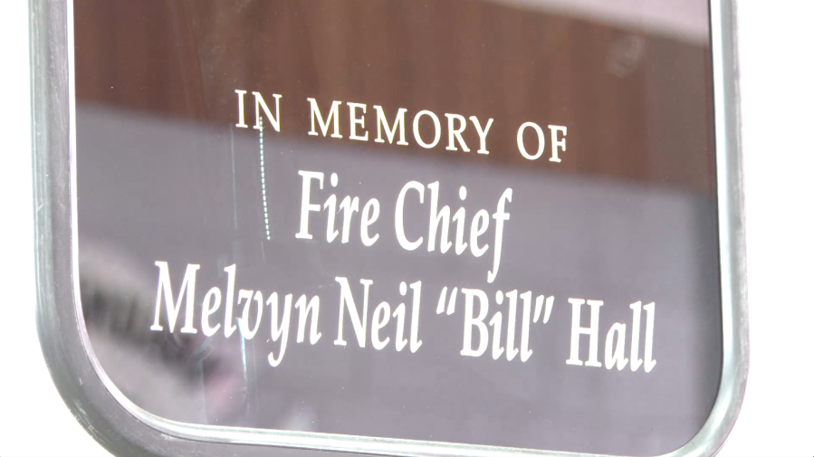 Galena Fire Department dedicates pumper truck to former fire chief