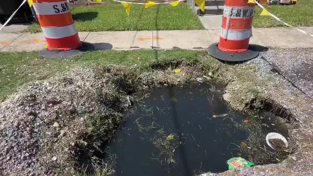 'That is sewage': Hollygrove residents say hole has gone unfixed for months