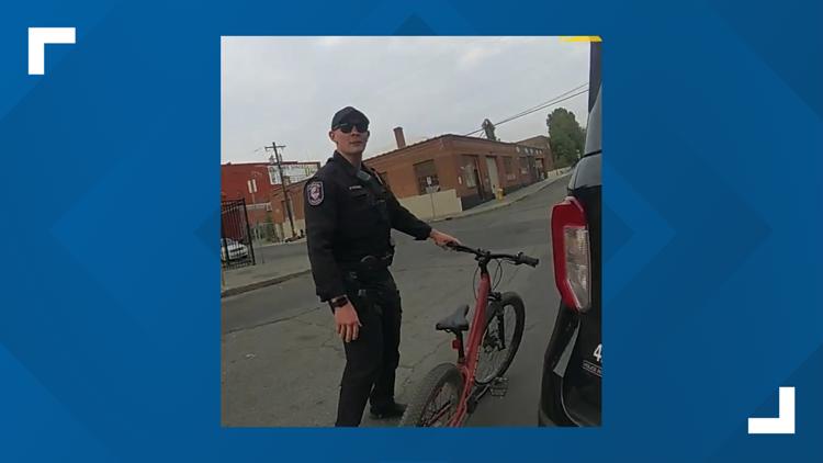 SPD returns stolen bike to eight-year-old fire victim