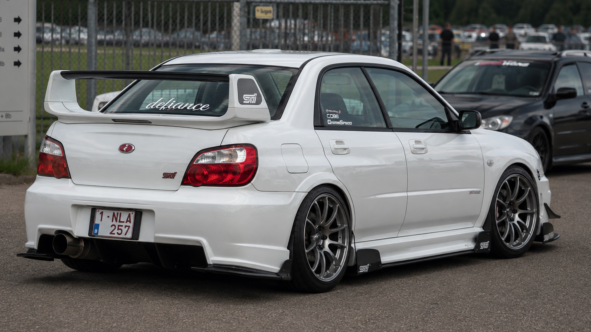 Modified Subaru Impreza STI shows its JDM style