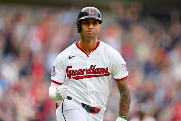 Guardians' Brayan Rocchio hits grand slam, walk-off HR