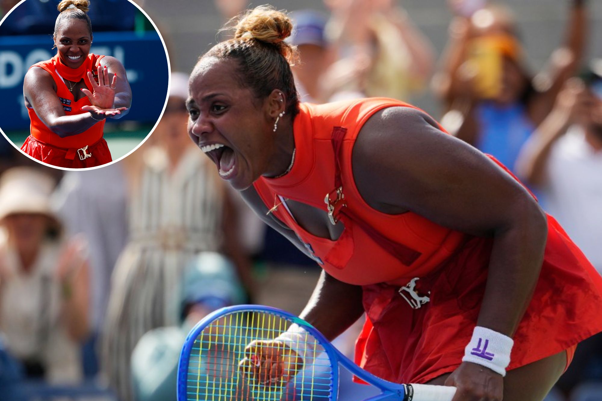 Taylor Townsend is writing her own story just how she wants to as she rolls into US Open fourth round