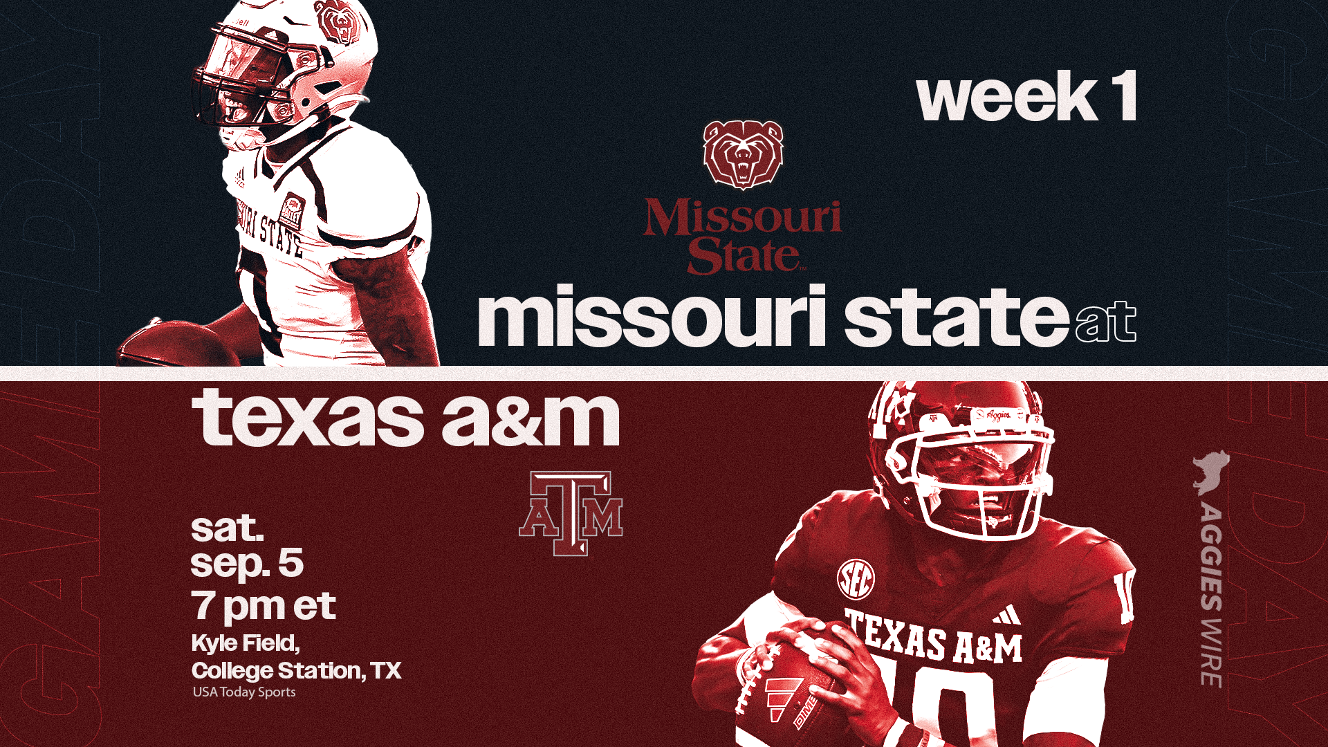 Texas A&M vs. Missouri State predictions, picks, odds for Week 1 Texas A&M vs. Missouri State odds, money line, over/under