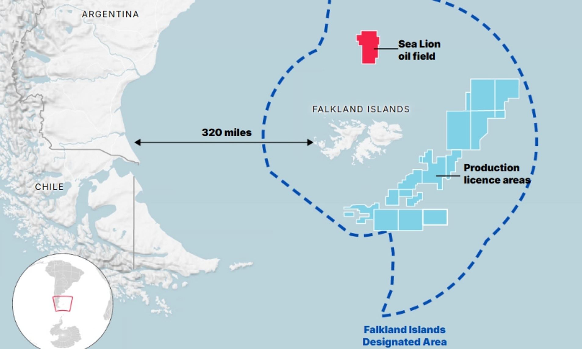 Falklands Islands are set to cash in £4billion from new oil field - as Argentina threatens islands