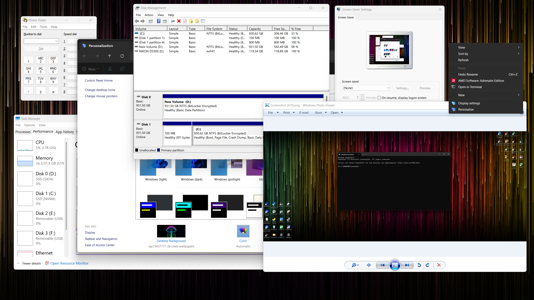 A screenshot showing several tools and apps from older Windows versions that you can still access in Windows 11.
