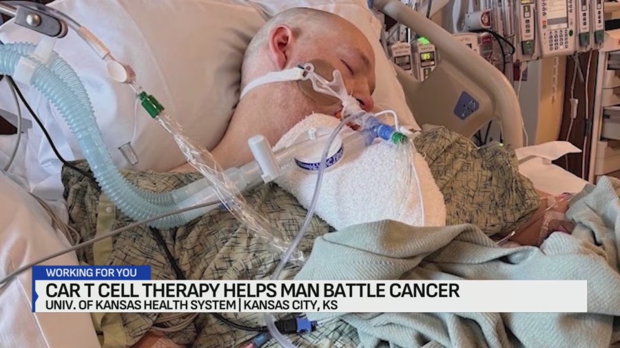Kansas man battling cancer has life saved by CAR T-cell therapy