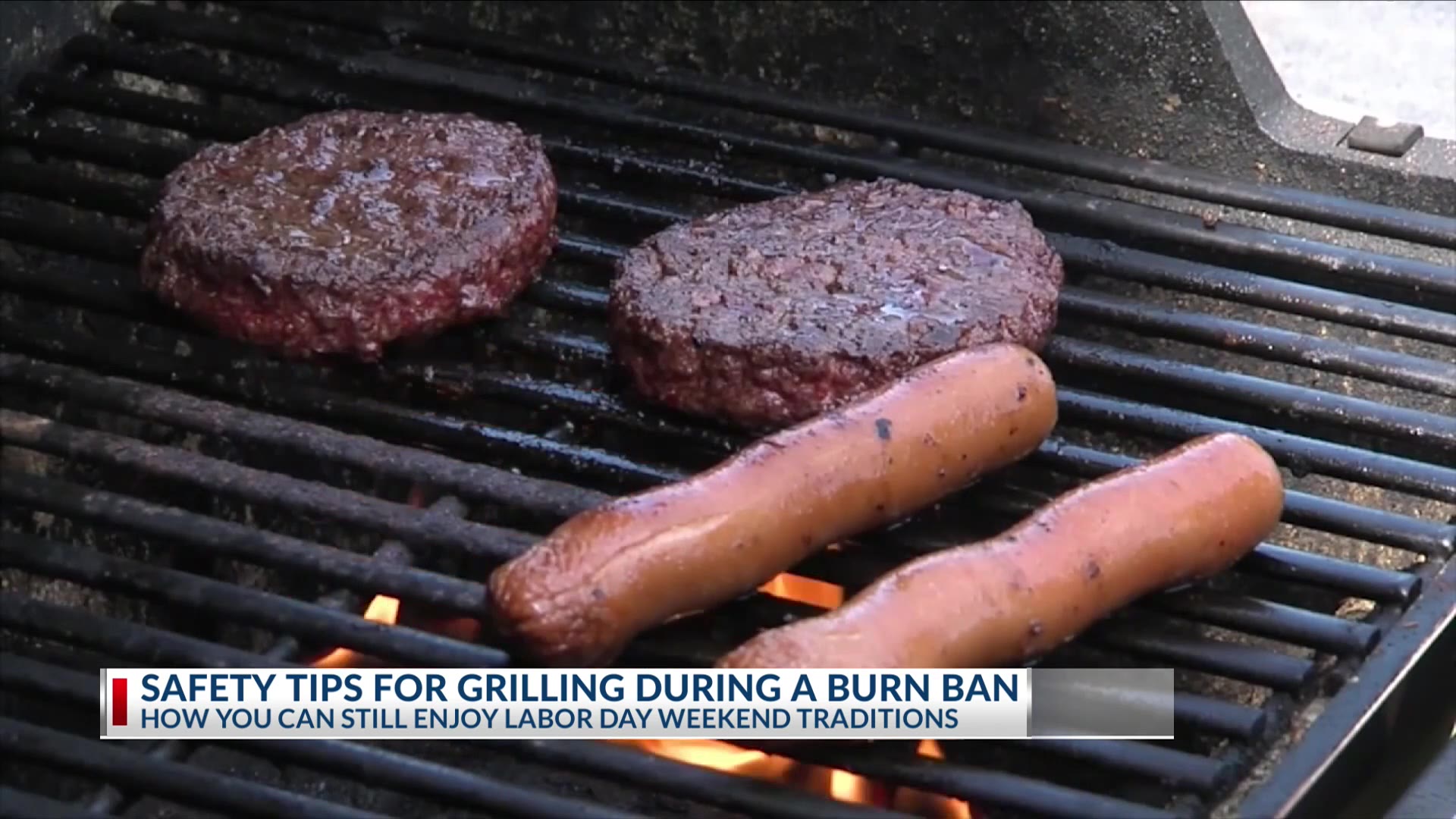 Safety tips for grilling during a burn ban