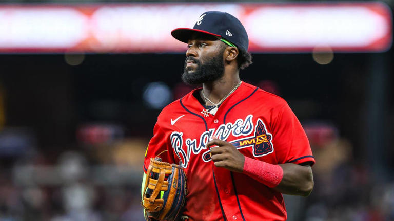 Michael Harris attends Falcons game after Braves elimination