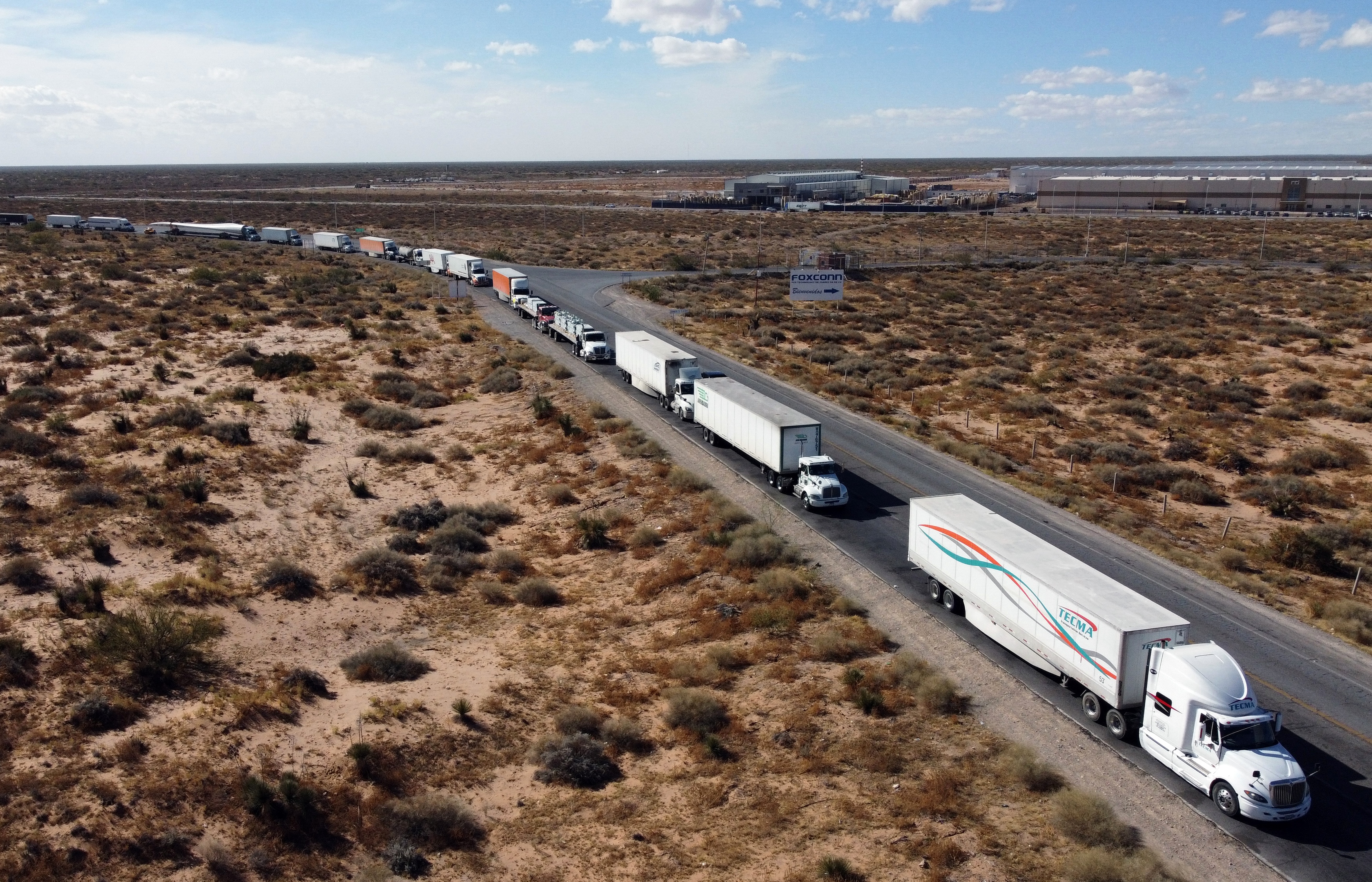 Mexican truckers' blockade puts US-Mexico freight under pressure