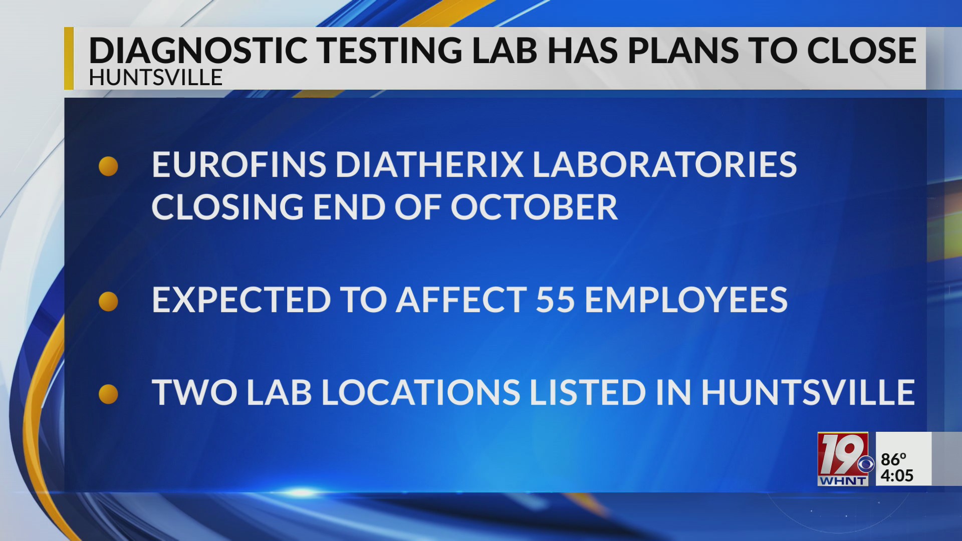 Huntsville-based diagnostic testing lab closing | Sept. 4, 2026 | News ...