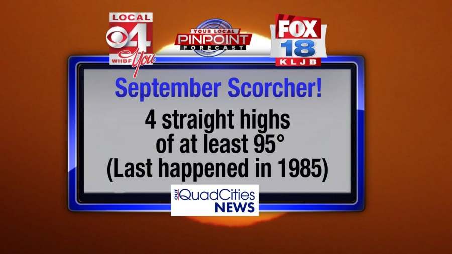Hot start to Labor Day weekend in the Quad Cities