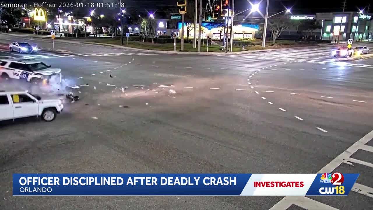 Investigation reveals Orlando police disciplined officer involved in crash that killed 92-year-old