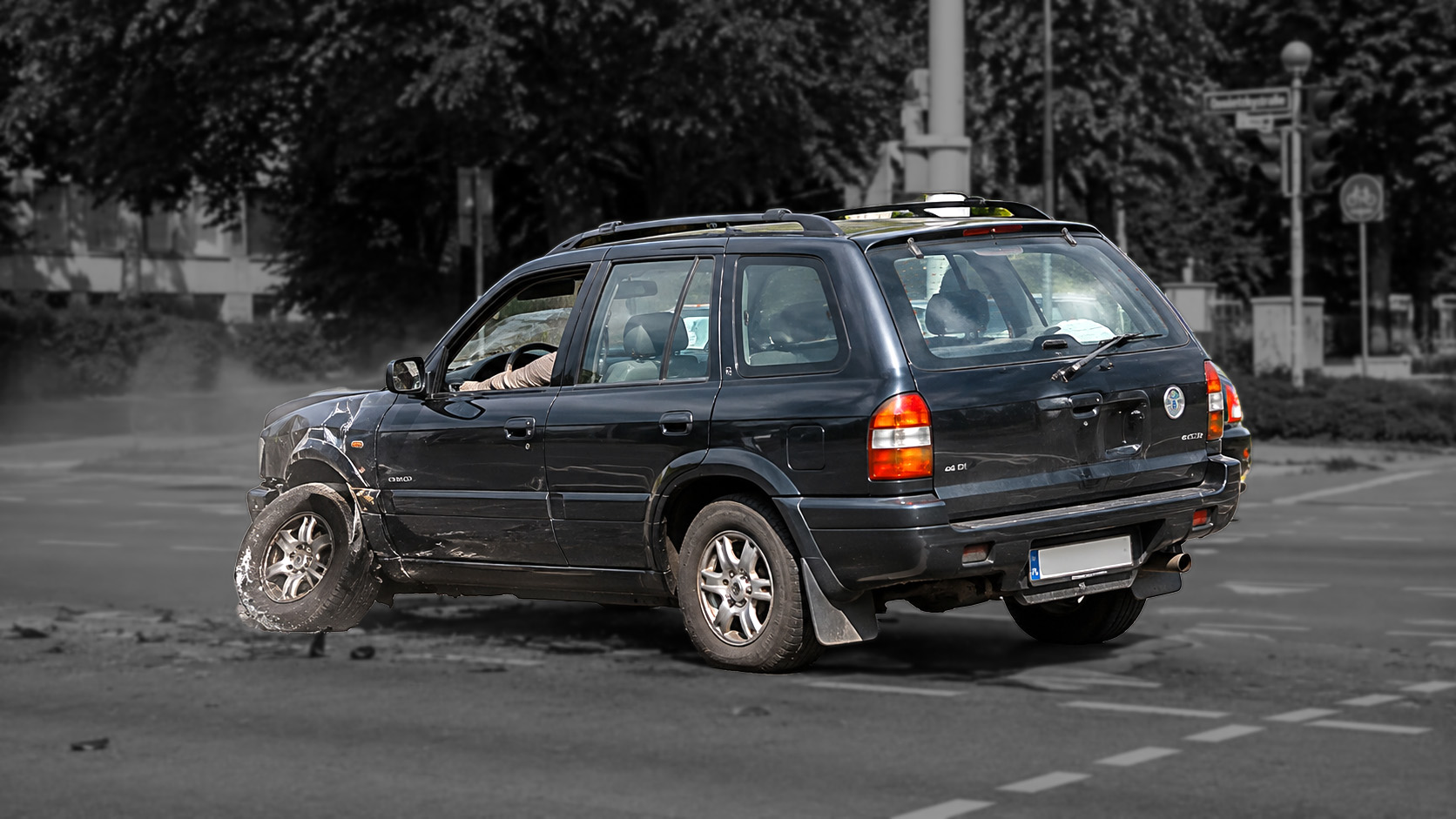 Crash caught on camera