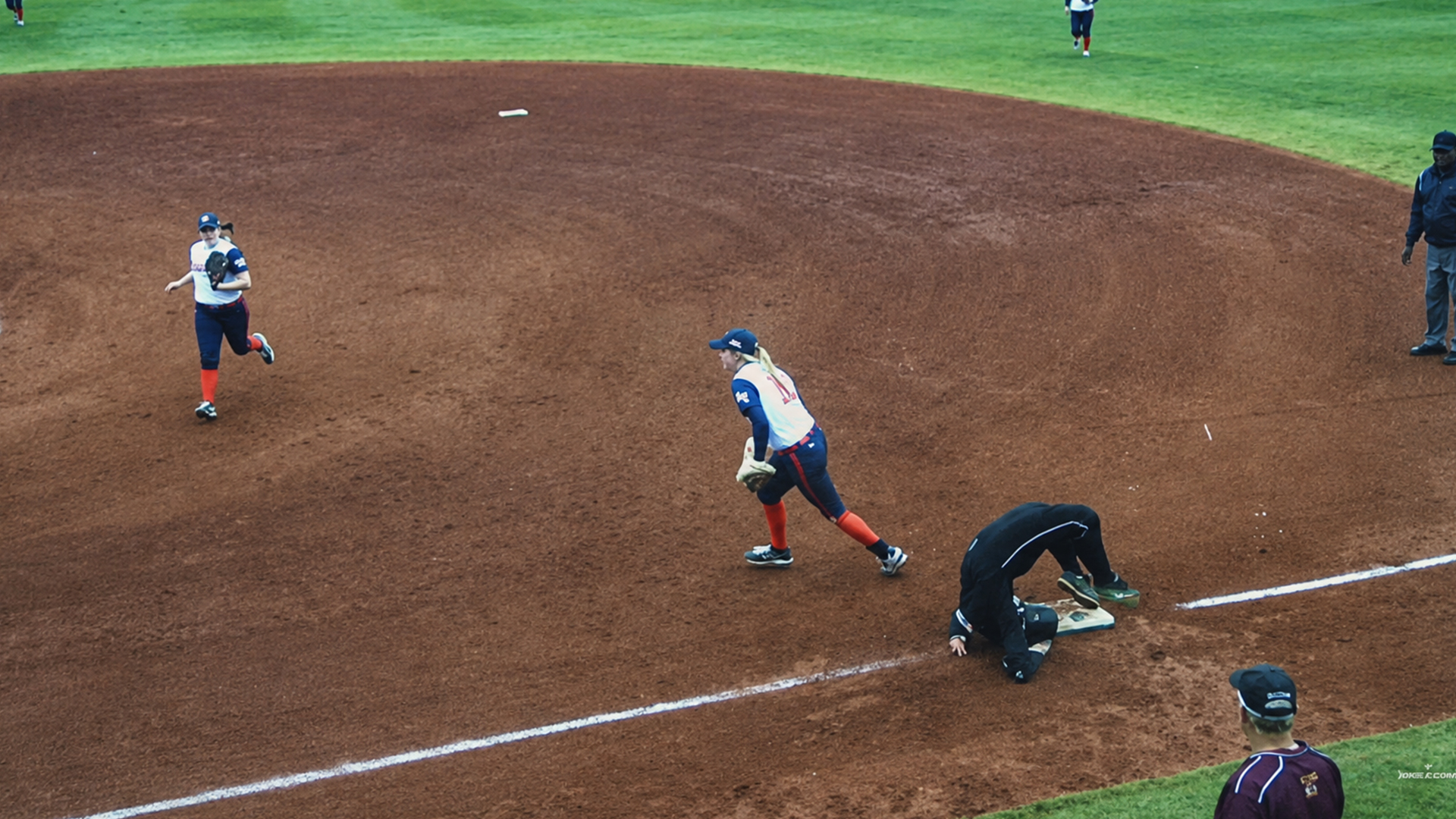 Worst baseball slide ever seen