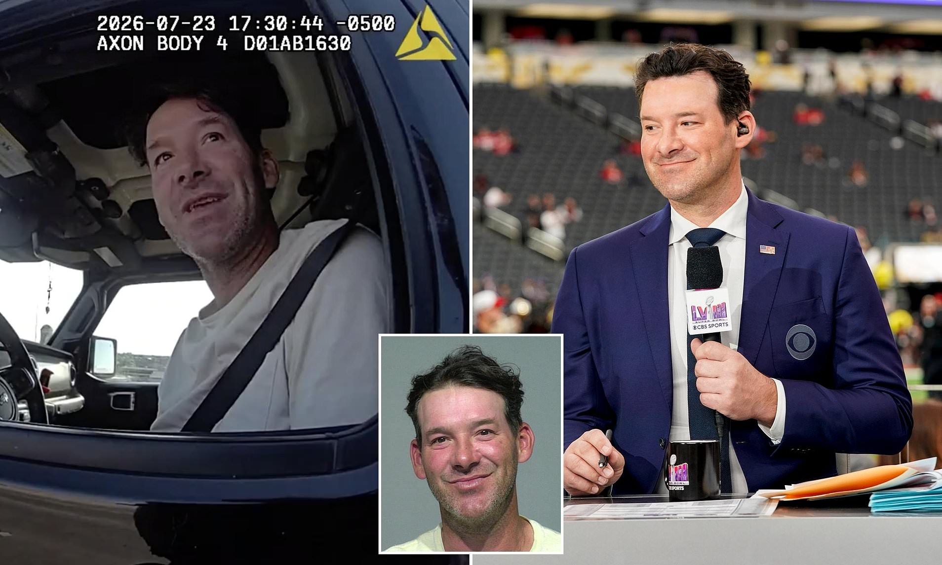 Tony Romo hit with jail warning as terms of NFL legend's plea deal ...