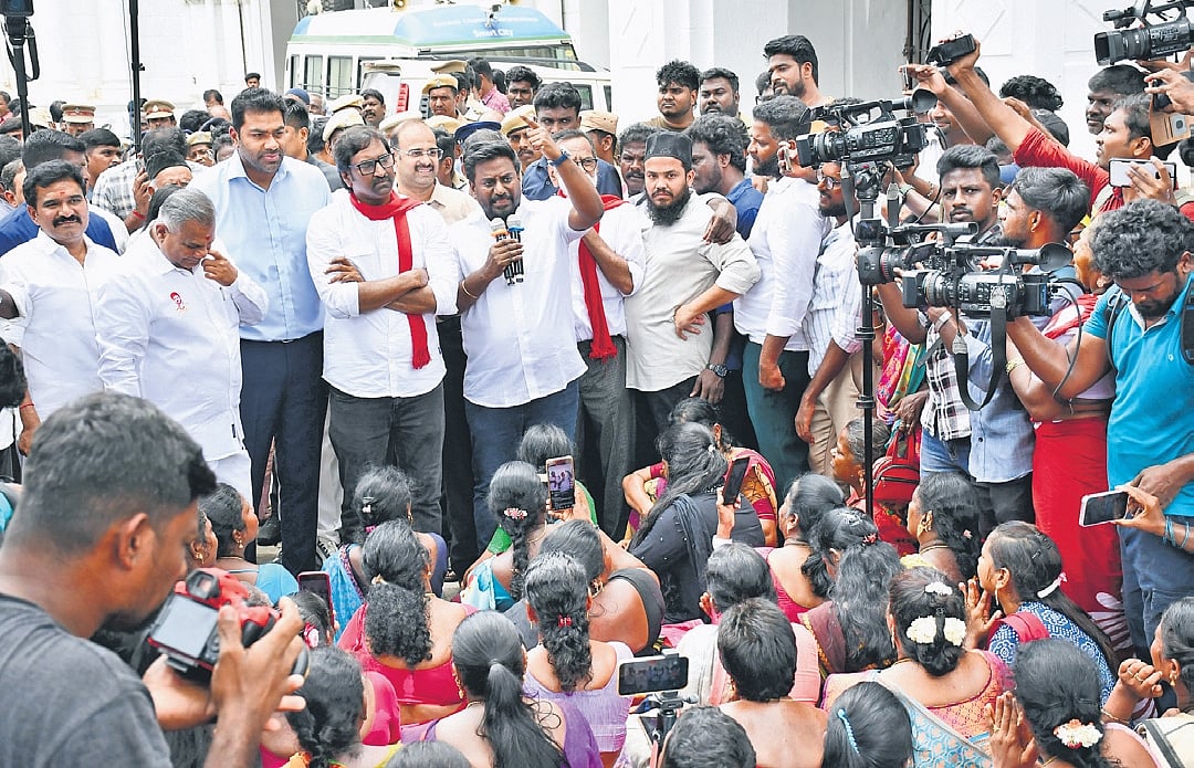Sanitary workers suspend protest, but key demands remain unfulfilled