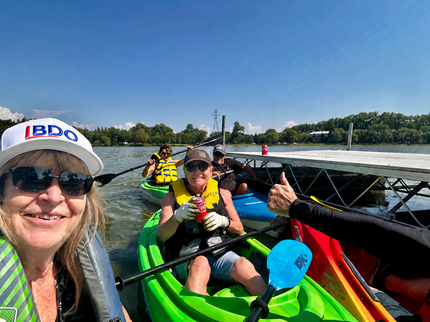 Portage, paddle away food insecurity on Crescent Lake!