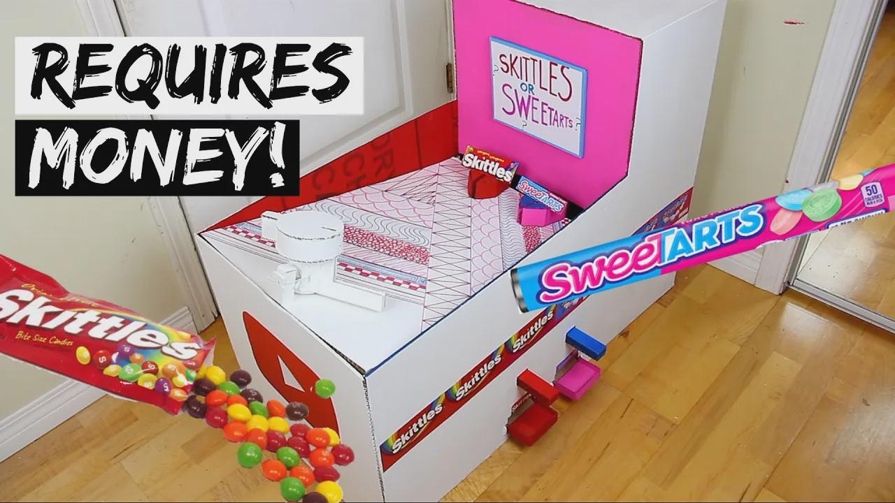 DIY cardboard vending machine game!