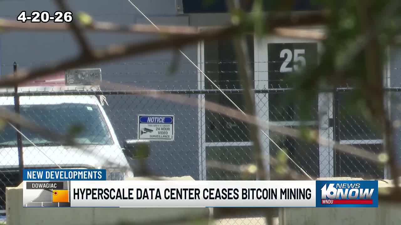 Bitcoin mining shuts down at Dowagiac facility, site plans to covert to ...