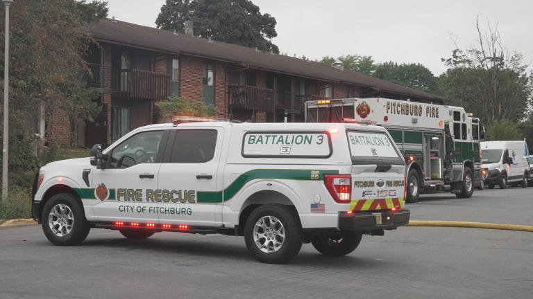 Fitchburg first responders battle early morning apartment building fire