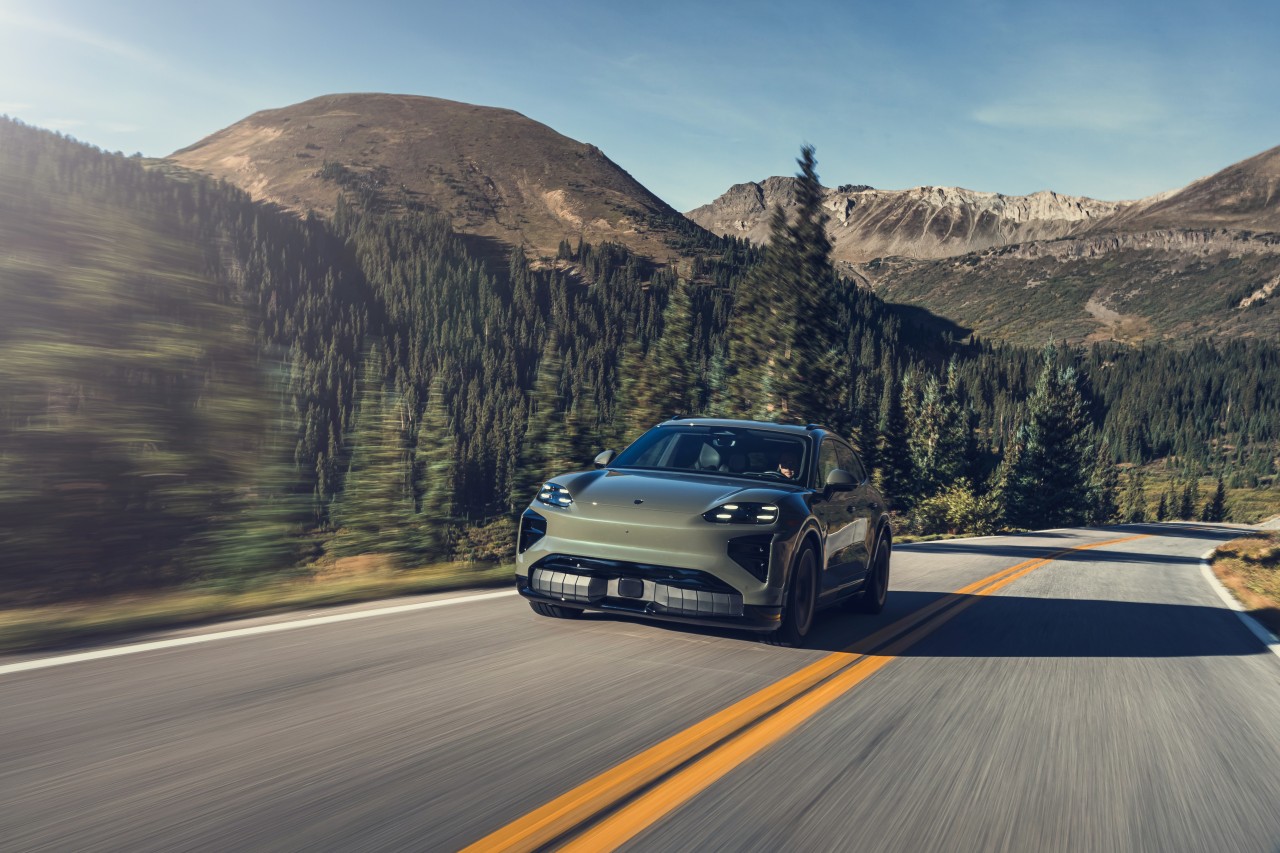 The Porsche Cayenne Turbo EV is quiet, composed and terrifyingly fast