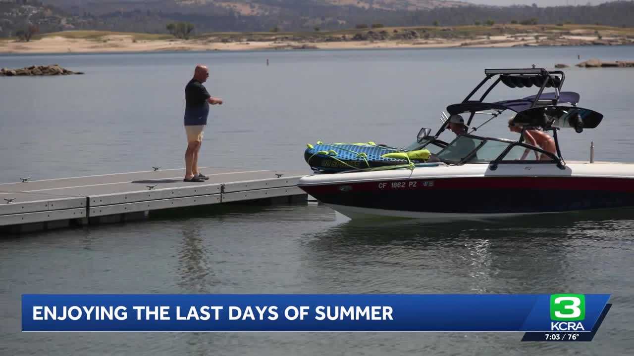 Northern Californians savor summer's final days with outdoor activities
