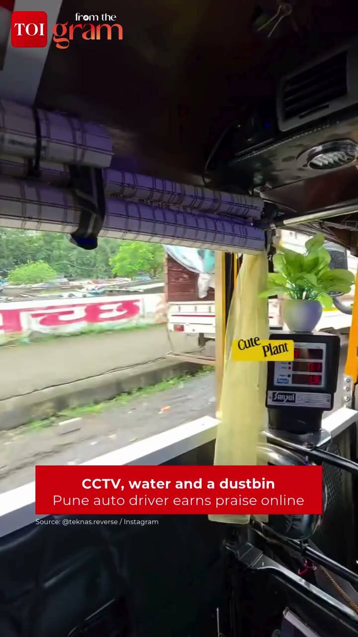 Pune auto driver wins hearts with CCTV, chocolates and a bubble gun