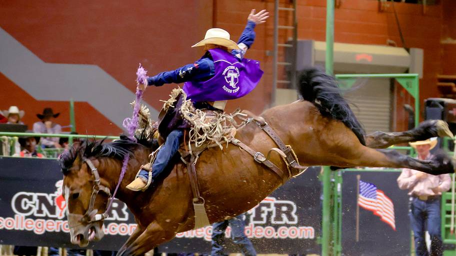 Saddle bronc rider Waitley Sharon charging toward Resistol rookie title, first NFR