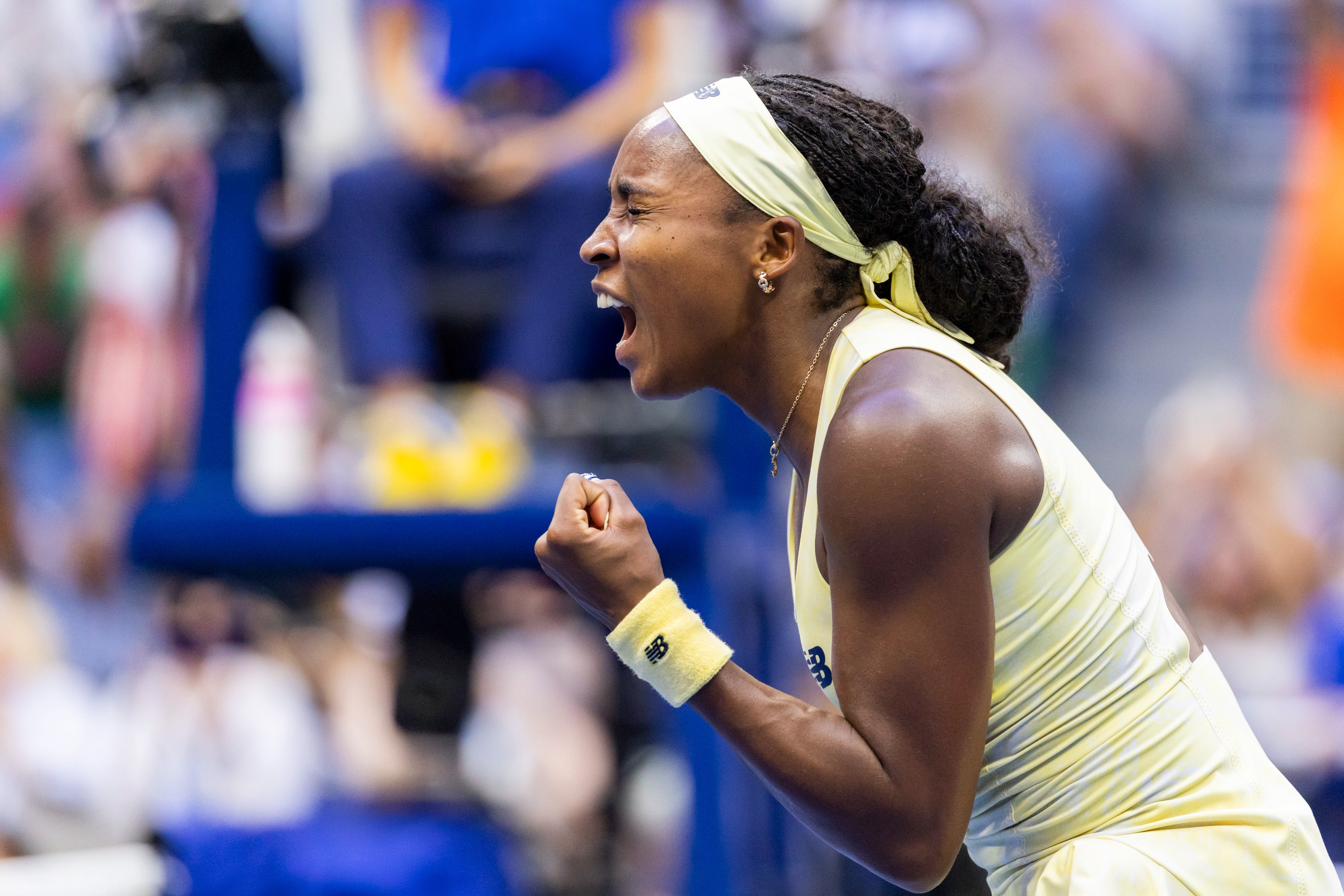 Coco Gauff salvages brutal day for Americans as she rolls into US Open round of 16