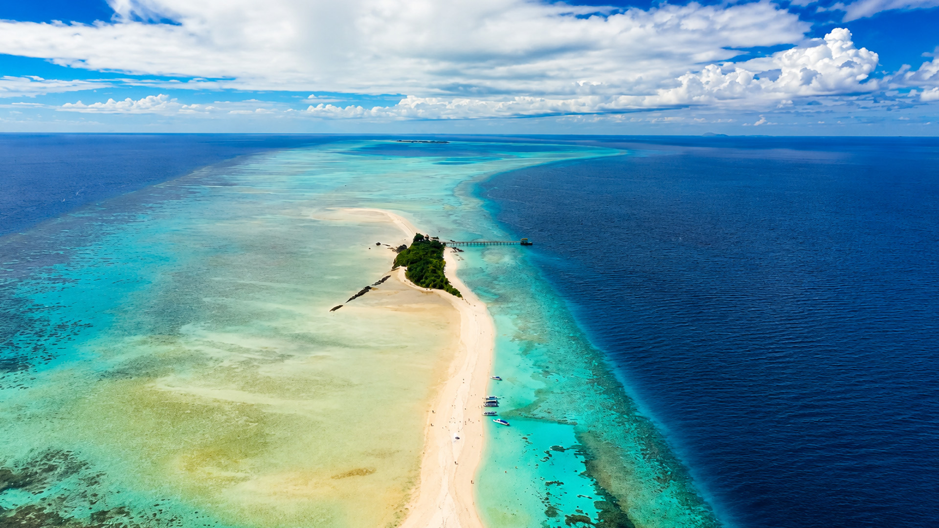 This tiny Malaysian island nearly disappears at high tide