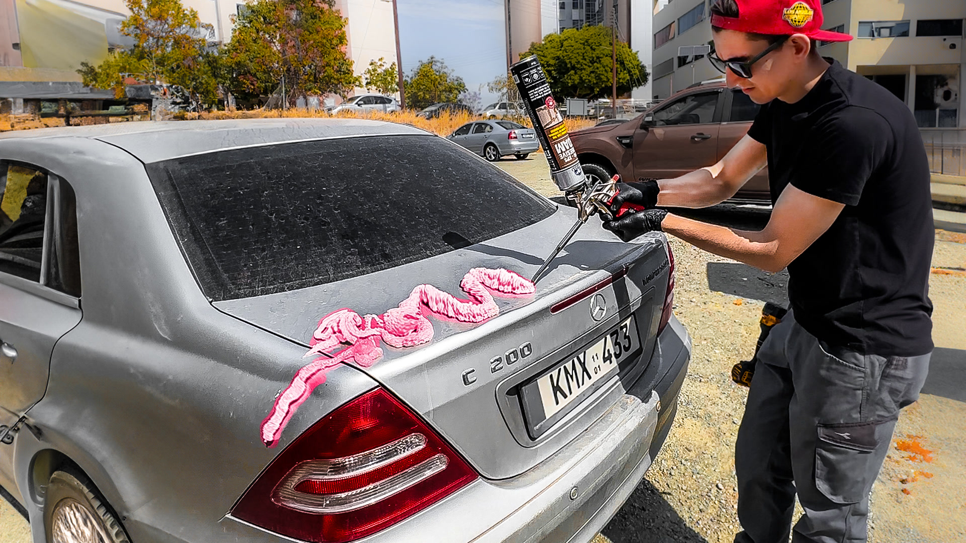 He felt the need! The need 4 speed with his new DIY car tuning!