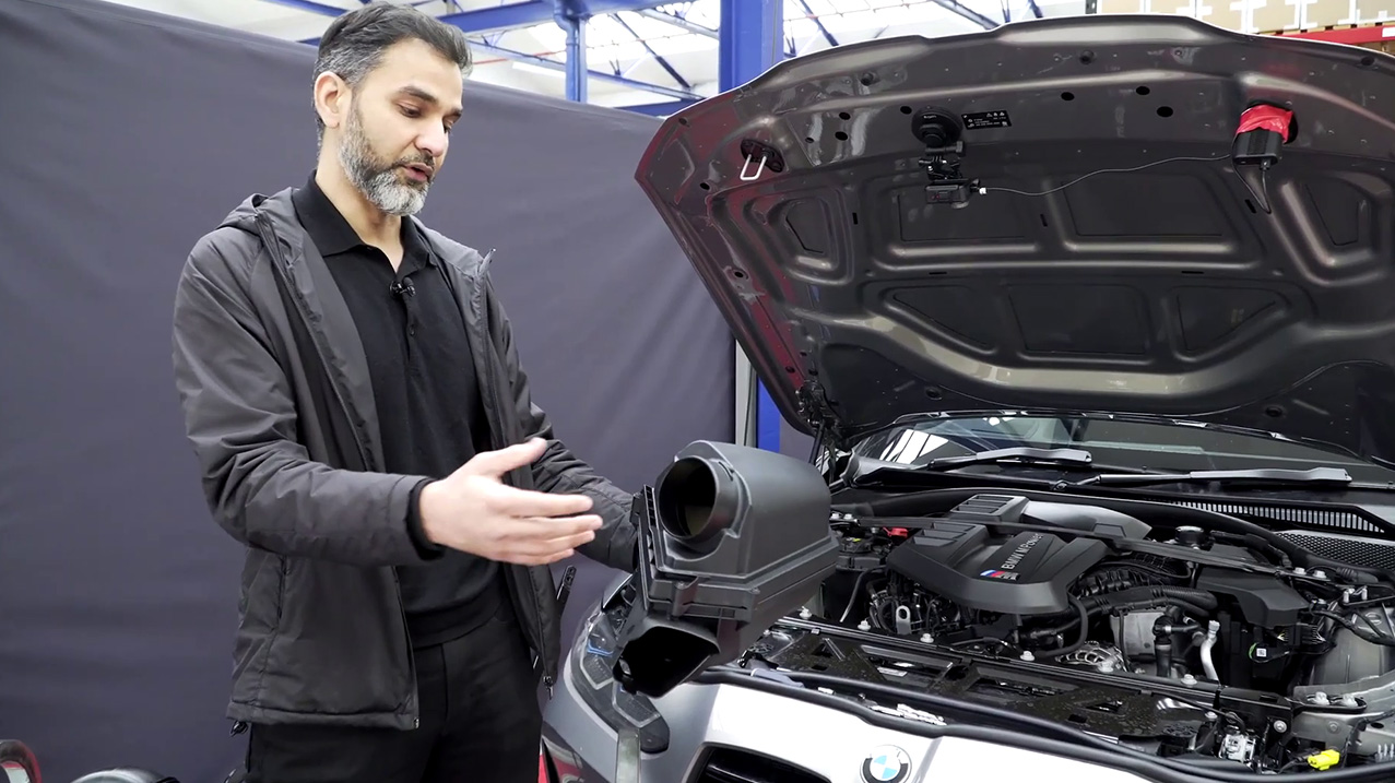 BMW M3 intake development starts with detailed analysis