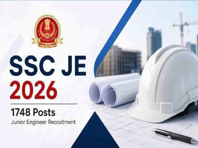 SSC JE recruitment 2026: Apply online for 1,748 junior engineer posts ...
