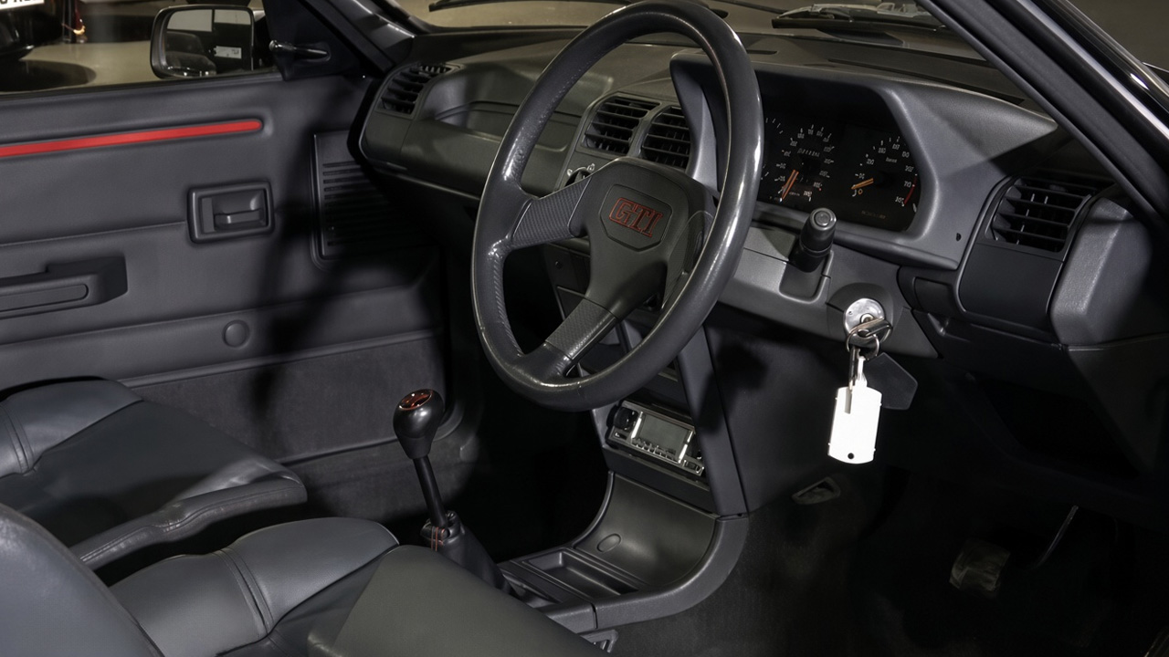 This Peugeot 205 GTI interior survived the test of time