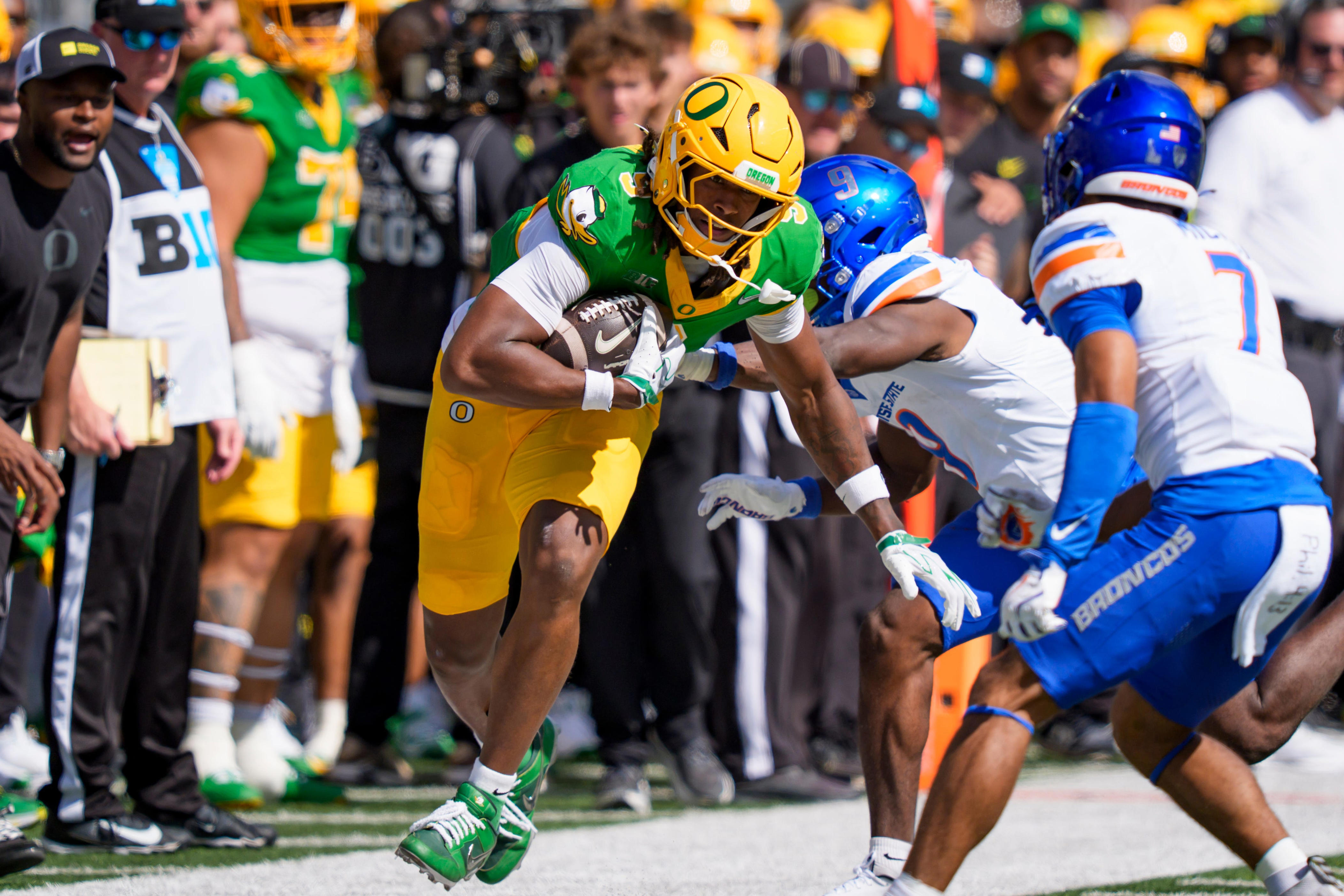 Oregon football TE Jamari Johnson's status unclear after injury