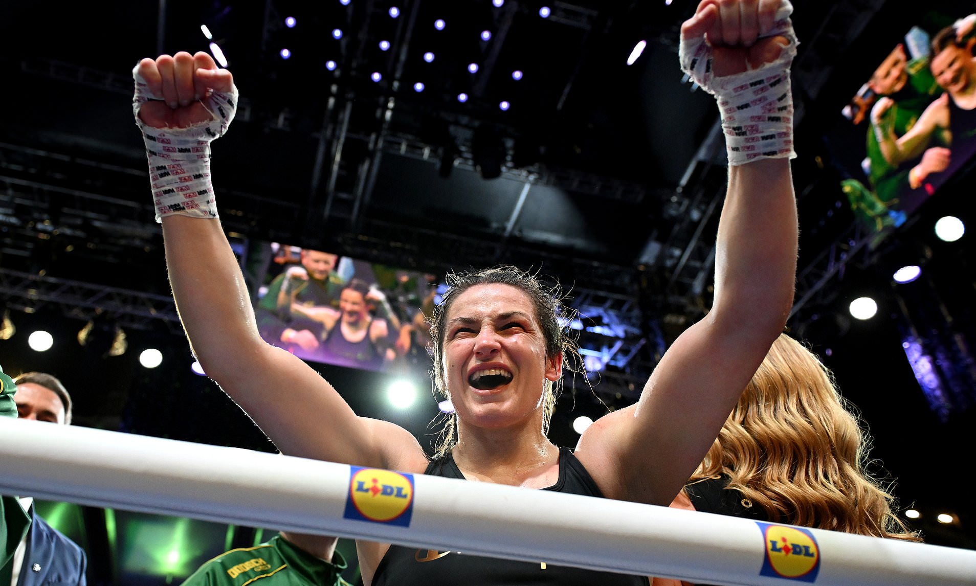 Katie Taylor is crowned undisputed champion for a third time in fairytale end to her career