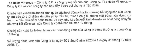 Mối liên hệ giữa Đầu tư Xây dựng Thái Sơn và Vingroup - Ảnh: BCTC