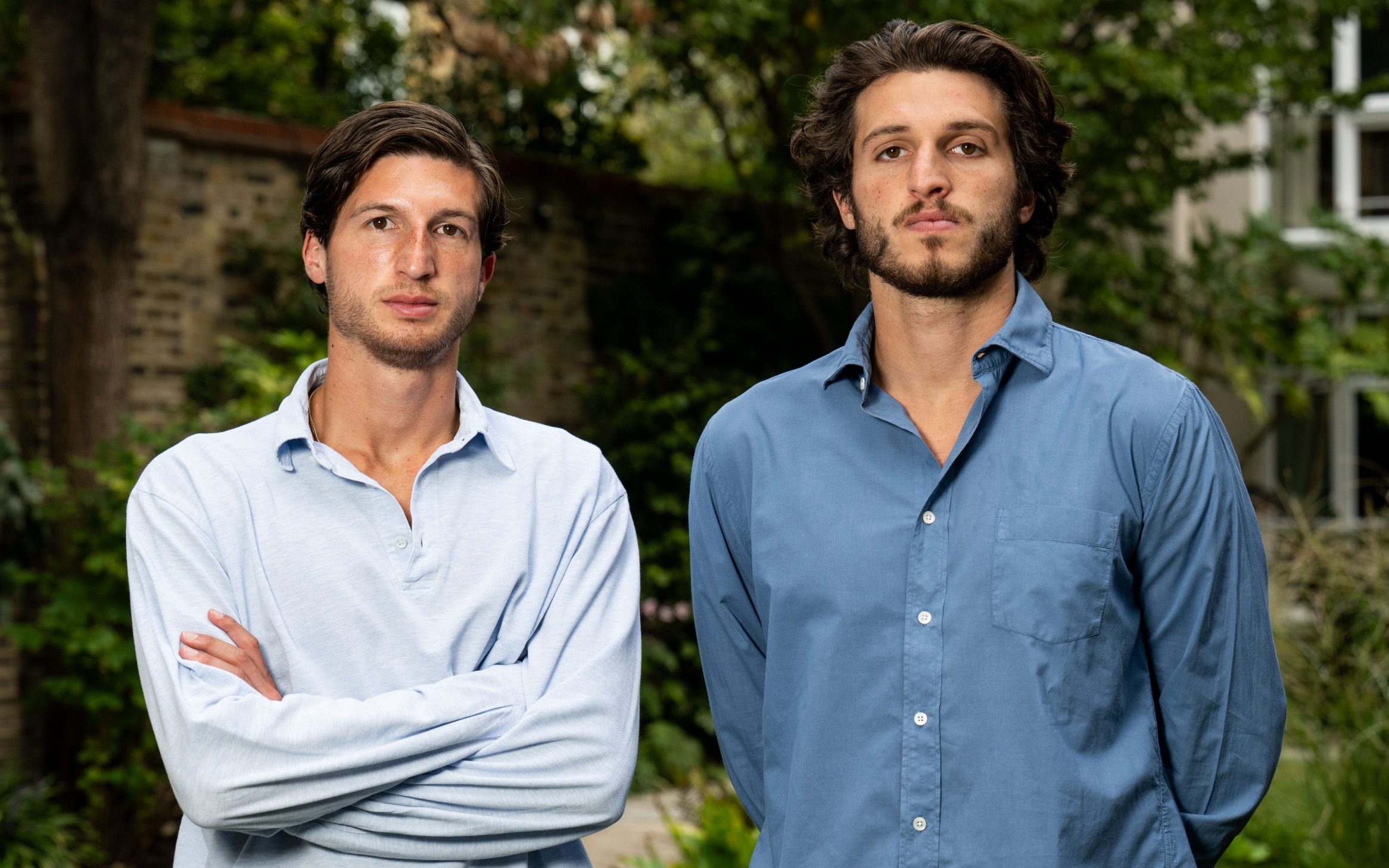 Sulaiman (left) and Kasim Khan say they feel more cynical about foreign policy after their father’s incarceration - Ben Montgomery for The Telegraph