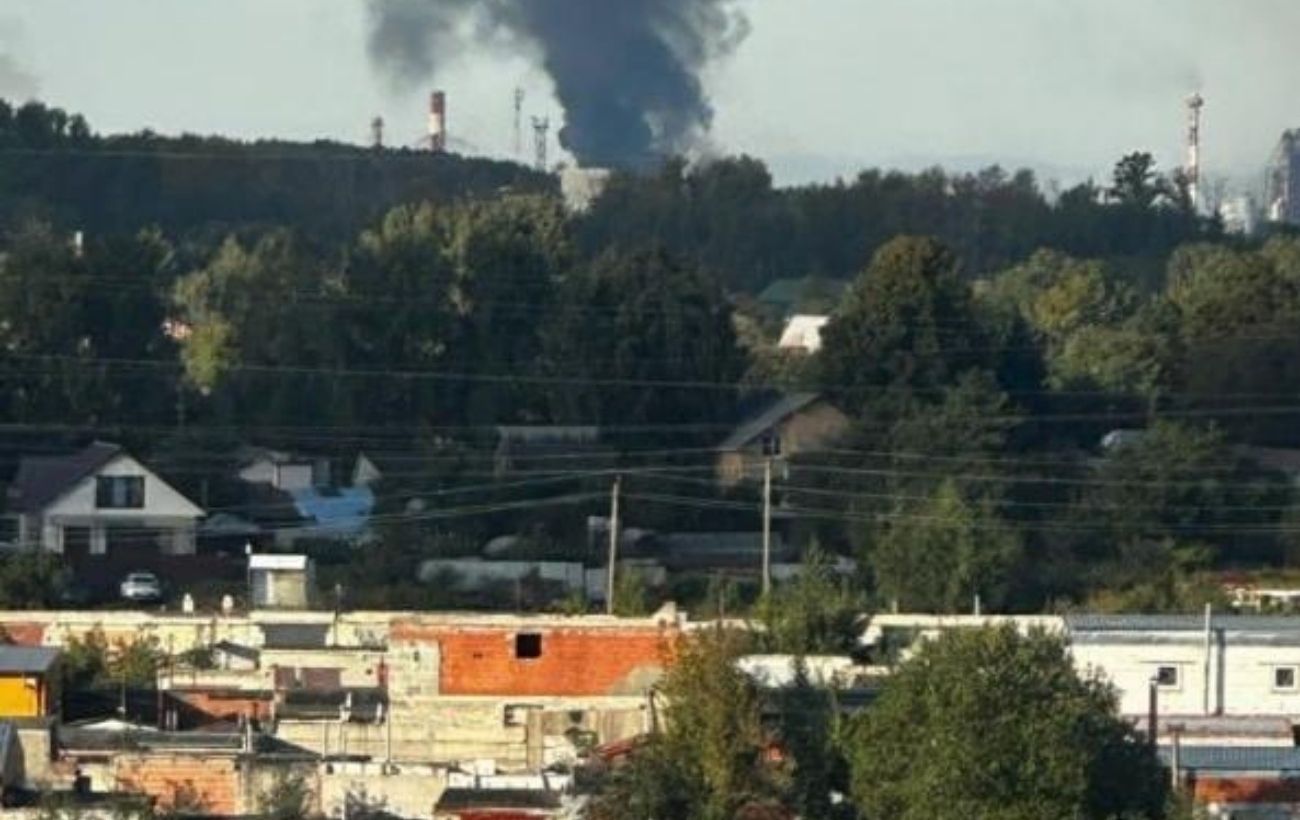 Russia's Ryazan oil refinery erupts in flames again after drone strike