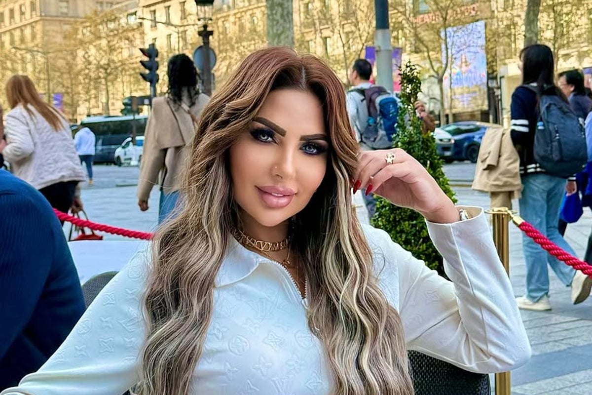 Egyptian television presenter Sarah Khalifa