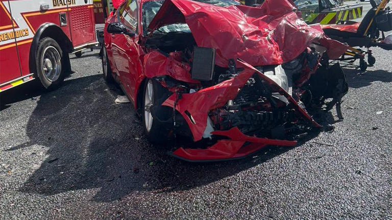 4 injured, including 2 crew members, in Hernando County Fire Rescue crash