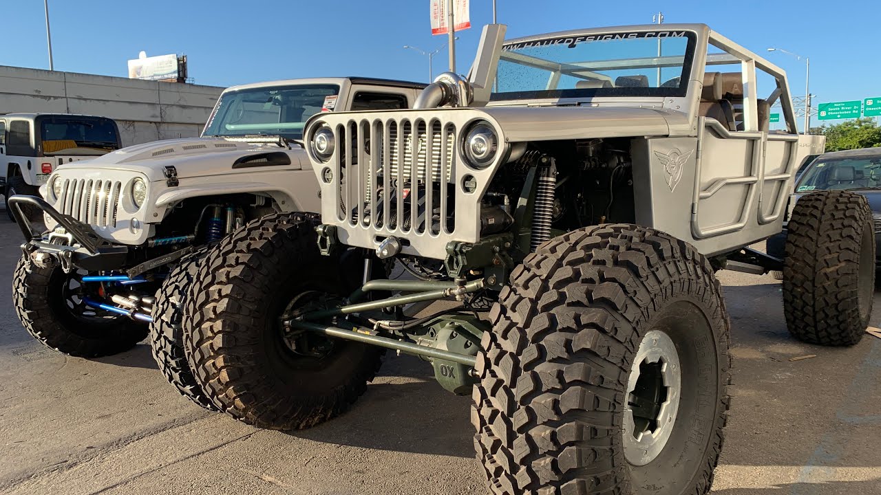 Inside the super soldier jeep in Miami