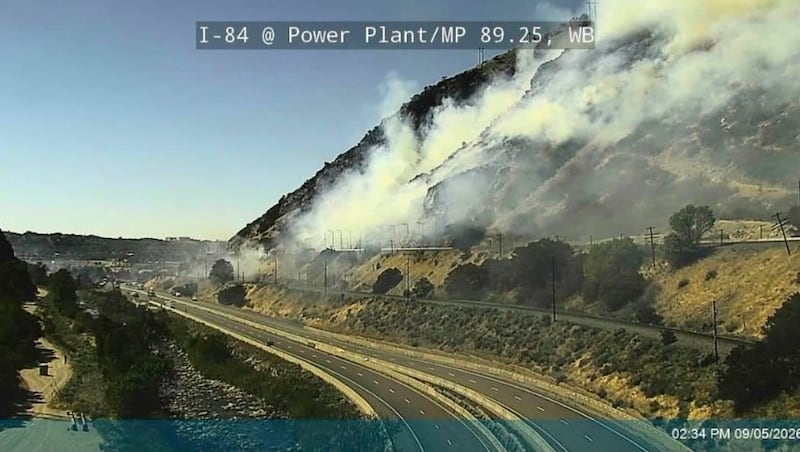 I-84 in Weber Canyon reopens as Broad Fire continues to burn