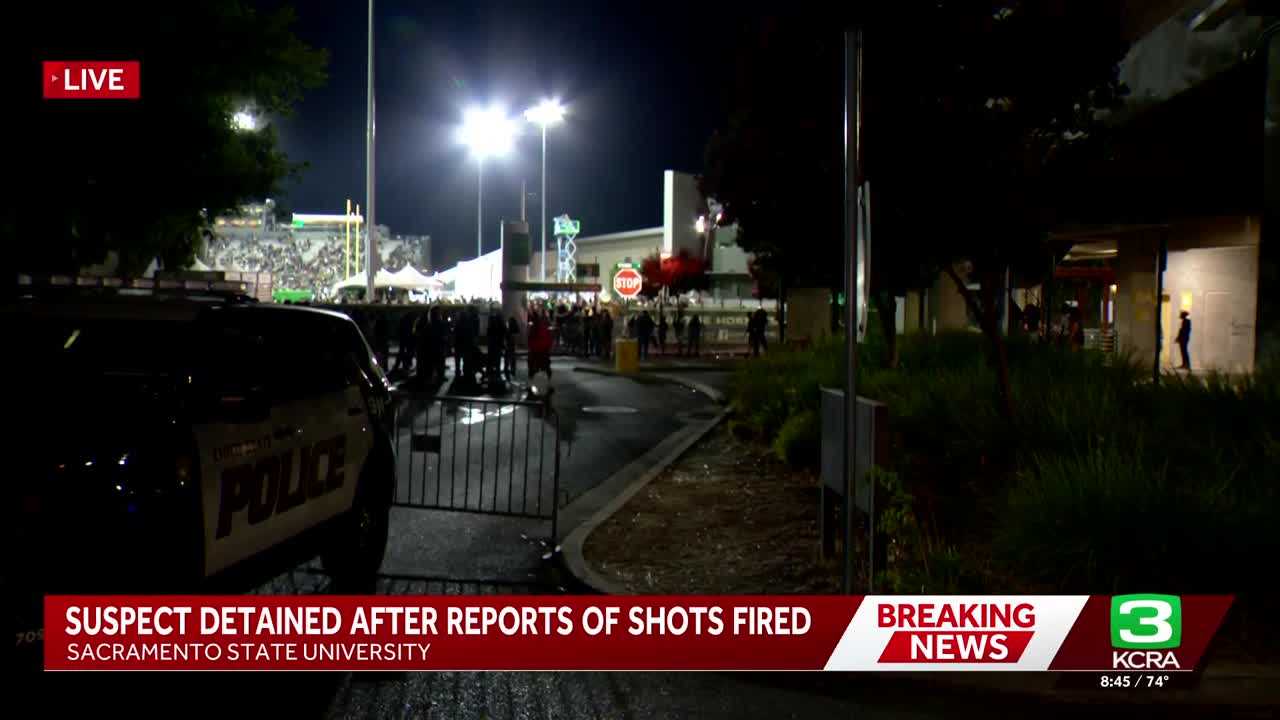 Sac State says no suspect detained after shots fired on campus, but 'no ongoing threat'