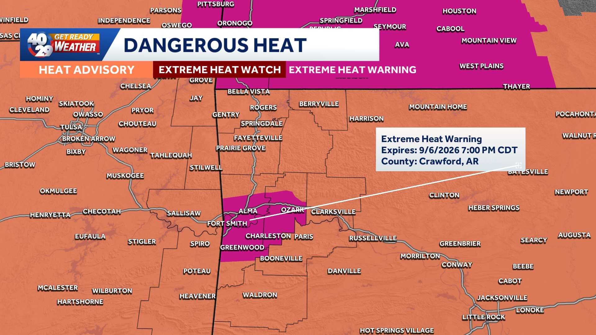 Dangerously hot through Labor Day weekend