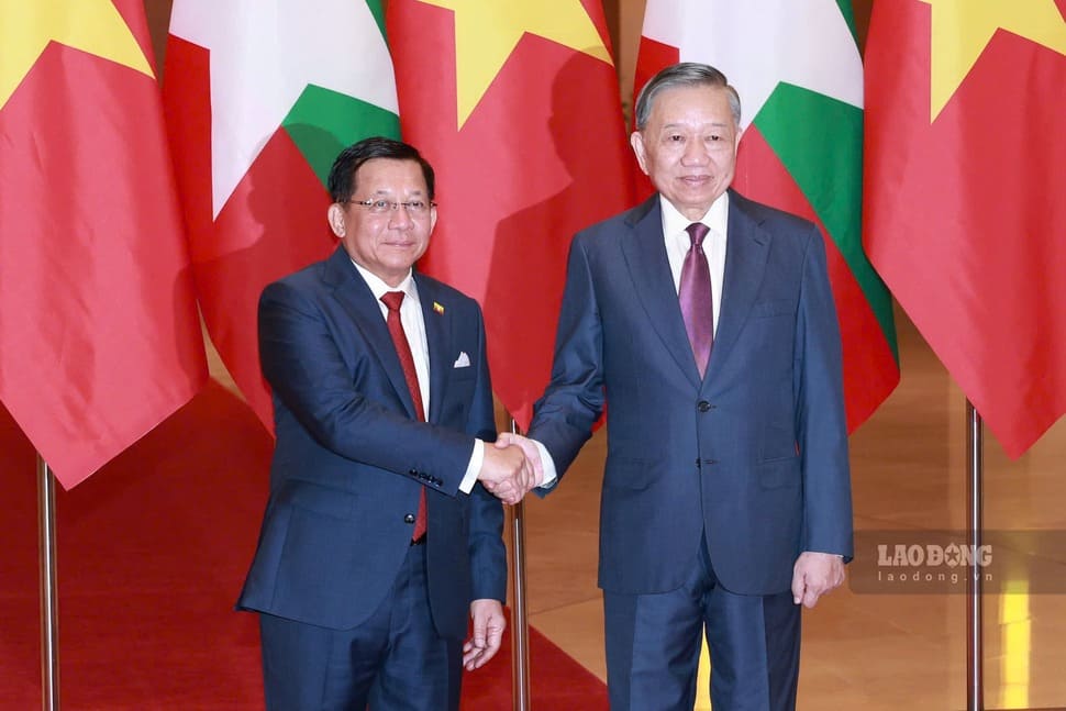 Tổng thống Myanmar và phu nhân kết thúc chuyến thăm chính thức Việt Nam