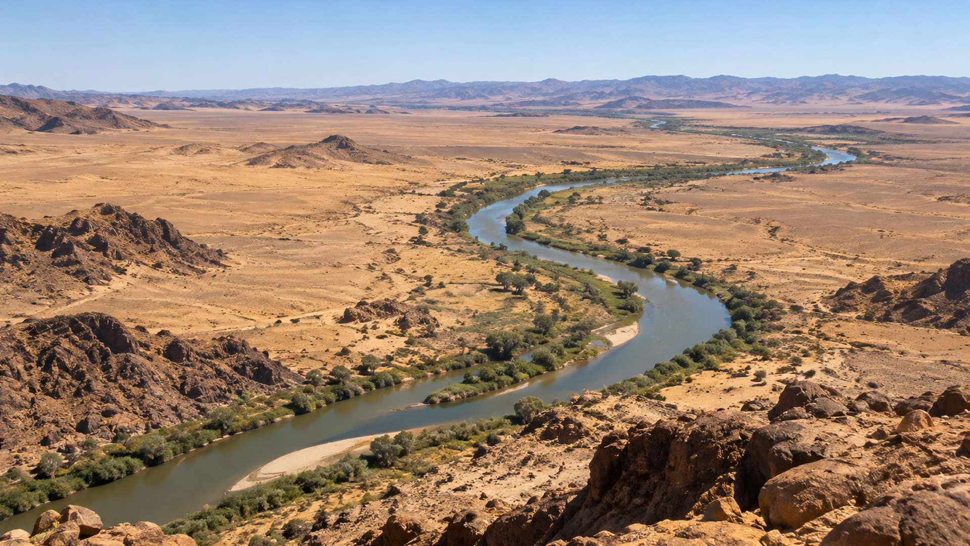 How Namibia got its strange panhandle